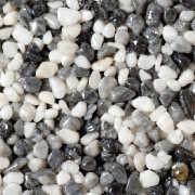 天然石透水性舗装材ラストンⅠ・Ⅱ（大面積用）・ガラスビーズ ｜ 畑中